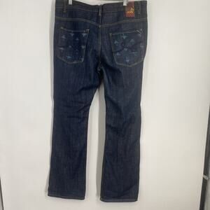 Y2K LRG Baggy Denim Jeans Men’s Size 36x31 Embroidery Skater Grunge Casual 1003